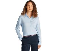 Tommy Hilfiger Chemise Femme Casual Regular Fit, Bleu (Breezy Blue), XS