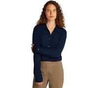 Tommy Hilfiger Chemise Femme Casual Regular Fit, Bleu (Dark Night Navy), S