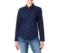 Tommy Hilfiger Chemise Femme en Coton, Bleu (Dark Night Navy), 48