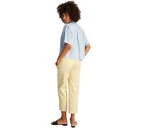 Tommy Hilfiger Chemise Femme Linen Relaxed Manches Courtes, Bleu (Breezy Blue), 46