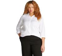 Tommy Hilfiger Chemise Femme Linen Relaxed Relaxed Fit, Blanc (Th Optic White), 56