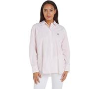 Tommy Hilfiger Chemise Femme Manches Longues, Rose (Bold Stp/ Whimsy Pink), 34