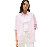Tommy Hilfiger Chemise Femme Oxford Relaxed Fit, Multicolore (Classic Ithaca Stp/ Mid Pink), 42