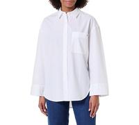 Tommy Hilfiger Chemise Femme Poplin New Easy Oversized, Blanc (Th Optic White), 40