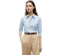 Tommy Hilfiger Chemise Femme Poplin Regular avec Col Pointu