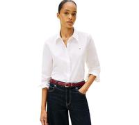 Tommy Hilfiger Ess Poplin Regular Fit Long Sleeve Shirt Blanc 42 Femme