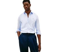 Tommy Hilfiger Chemise Flex Dobby SF MW0MW41684 L/S pour Homme, Bleu, L, Bleu (Sweet Blue), L