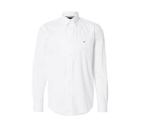 Tommy Hilfiger Core Flex Popeline Solid RF Shirt MW0MW39988 L/S Chemise, Blanc, XS, Blanc (Blanc), XS
