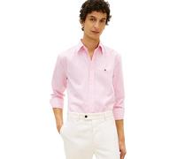 Tommy Hilfiger Chemise Flex Popeline Vichy RF pour Homme Mw0Mw37548, Rose, L