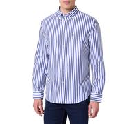 Tommy Hilfiger Chemise Homme Flex Poplin Bold Stripe avec Poche sur la Poitrine, Multicolore (Wedge Blue/Stripe), M