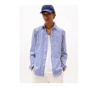 Tommy Hilfiger Chemise Homme Flex Poplin Bold Stripe avec Poche sur la Poitrine, Multicolore (Wedge Blue/Stripe), S