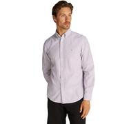 Tommy Hilfiger Chemise Homme Flex Poplin Classic Regular Fit, Multicolore (Regatta Red/Multi), S