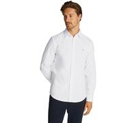 Tommy Hilfiger Flex Poplin Kent Collar SF Shirt MW0MW38137 Chemise L/S, White (Optic White), XS Homme