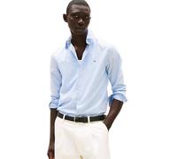 Tommy Hilfiger Flex Poplin Mini Pri Regular Fit Shirt Cloudy Blue Taille: M | Casual chemises Outlet | Homme | Bleu