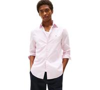 Tommy Hilfiger Chemise Homme Flex Poplin Mini Print Regular Fit, Rose (Pink Lily), M