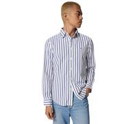 Tommy Hilfiger Chemise Homme Flex Poplin Nautical en Coton, Multicolore (Wedge Blue/Optic White), 3XL