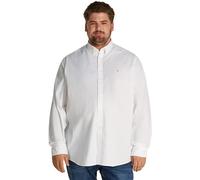 Tommy Hilfiger Chemise Homme Flex Poplin Solid Regular Fit, Blanc (White), 5XL