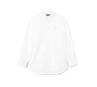 Tommy Hilfiger Chemise Homme Flex Poplin Solid Regular Fit, Blanc (White), XXL