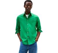 Tommy Hilfiger Chemise Homme Flex Poplin Solid Regular Fit, Vert (Olympic Green), L