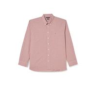 Tommy Hilfiger Chemise Homme Natural Soft Manches Longues, Multicolore (Dark Magma/Optic White), XS