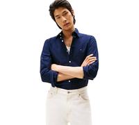 Tommy Hilfiger Chemise Homme Oxford Shirt Manches Longues, Bleu (Preppy Navy/Desert Sky Solid), S