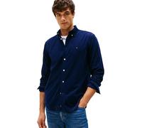 Tommy Hilfiger Chemise Homme Solid Corduroy Regular Fit, Bleu (Imperial Navy), XXL
