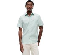 Tommy Hilfiger Chemise légère Oxford Solid SS BD MW0MW42285, Vert, M