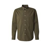 Tommy Hilfiger Chemise Homme Flex Poplin Solid Regular Fit, Vert (Army Green), 3XL