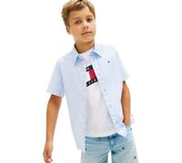 Tommy Hilfiger Chemise Oxford Stretch SS KB0KB09554 pour garçon, Bleu (Sweet Blue), 5 Ans