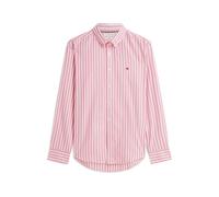 TOMMY HILFIGER Chemise 'Regular Fit Flex Stripe' rose clair / blanc, Taille M