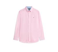 Tommy Hilfiger Linen Blend Solid Long Sleeve T-shirt Rose S Homme
