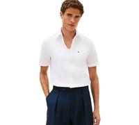 Tommy Hilfiger Chemise Seersucker Solid SS RF pour Homme Mw0Mw38570, Blanc, M