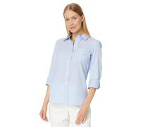 Tommy Hilfiger Chemises boutonnées pour Femmes, Hauts décontractés, Rayures Cronell, Taille S