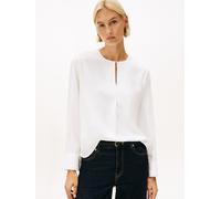 Tommy Hilfiger Blouse Femme Relaxed à Ouverture Goutte D’Eau, Blanc (Ecru), 48