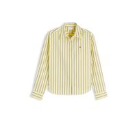 TOMMY HILFIGER Chemisier 'Boxy Fit' jaune / noir / blanc, Taille XS-S