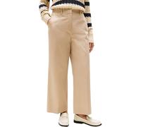 Tommy Hilfiger Chino Femme Cotton Ankle Jambes Larges, Beige (Beige), 36