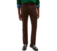 Tommy Hilfiger Chino Homme Core Denton Essential Twill Straight Fit, Marron (Dark Brown), 34W/34L