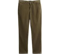 Tommy Hilfiger Chino Homme Denton Corduroy Straight Fit, Vert (Battle Green), 38W/28L