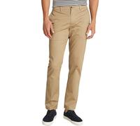 Tommy Hilfiger Chino Homme Denton Printed Structure Straight Leg Fit, Beige (Batique Khaki), 36W/28L
