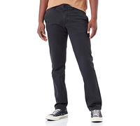 Tommy Hilfiger Chino Homme Denton TH Flex Satin Stretch, Noir (Black), 28W / 36L