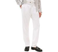 Tommy Hilfiger Chino Homme Harlem Satin Relaxed Fit, Blanc (Th Optic White), 32W/34L
