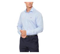 Tommy Hilfiger lex Poplin SF - Homme - Chemises - Bleu - Taille: XL