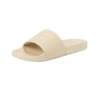 Tommy Hilfiger Claquettes Femme Th Embroidered Slide Sandales de Bain, Beige (Beige), 36