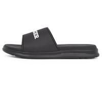 Tommy Hilfiger Claquettes Homme Dual Density Pool Slide avec Logo, Noir (Black), 44