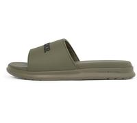 Tommy Hilfiger Claquettes Homme Dual Density Pool Slide avec Logo, Vert (Army Green), 40