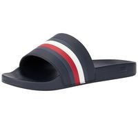 Tommy Hilfiger Claquettes Homme Pool Slide à Bande Emblématique, Bleu (Desert Sky), 40