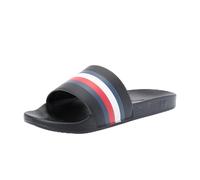 Tommy Hilfiger Claquettes Homme Pool Slide à Bande Emblématique, Noir (Black), 40