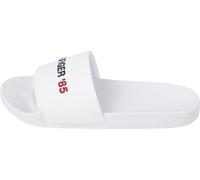 Tommy Hilfiger Claquettes Homme Pool Slide Sandales de Bain, Blanc (White), 40