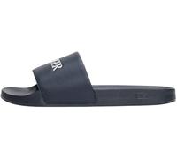 Tommy Hilfiger Claquettes Homme Print Tumble avec Logo, Bleu (Desert Sky), 43