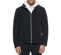 Tommy Hilfiger Classic Zip Front Polar Fleece Jacket Blouson de Polyester molletonn, Black, 4XL Grande Taille Tall Homme
